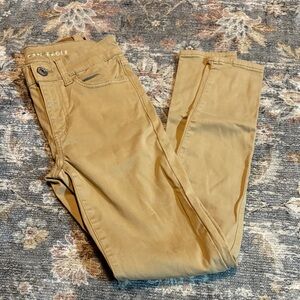 American Eagle Outfitters Khaki Skinny Jeans